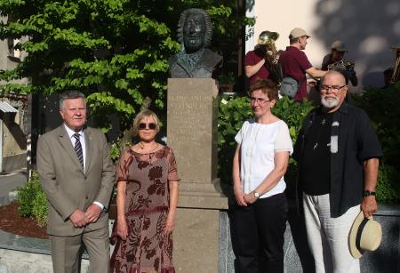 ODKRITJE SPOMENIKA FRANCU ANTONU STEINBERGU 16 FOTO LJUBO VUKELIČ